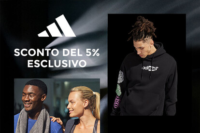 Clicca qui e risparmia il 5% con il codice sconto esclusivo Adidas