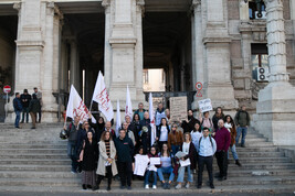 Manifestazione Anief davanti al ministero dell'Istruzione e del Merito