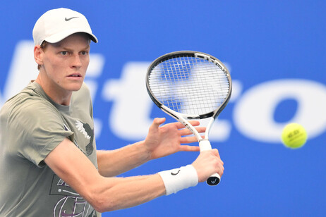 Atp Finals: primo allenamento per Sinner al Circolo della Stampa