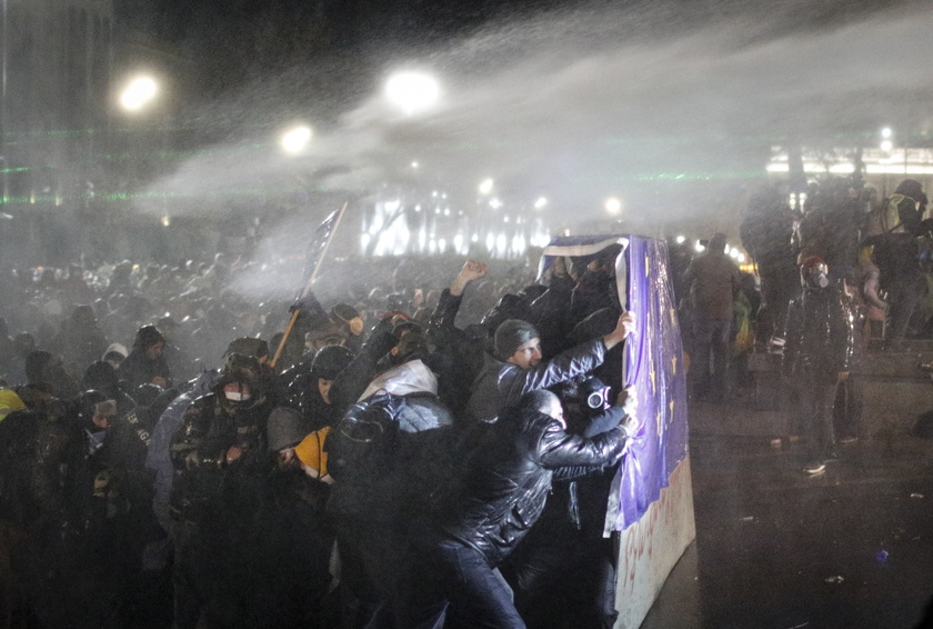 Georgian opposition protests in Tbilisi