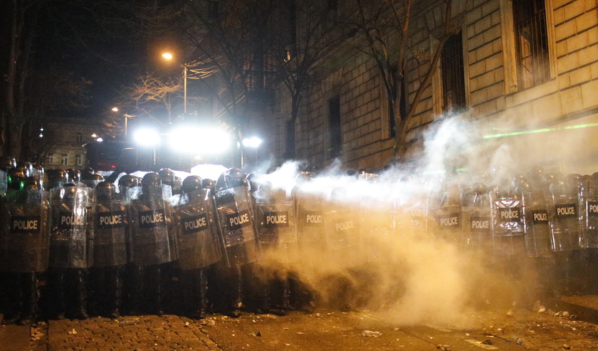 Georgian opposition protests in Tbilisi